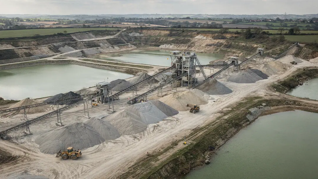 Monthly stockpile volumetrics for an aggregates operator