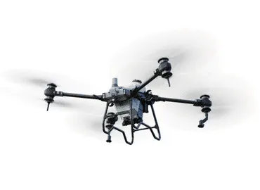 custom aerial drone spraying build