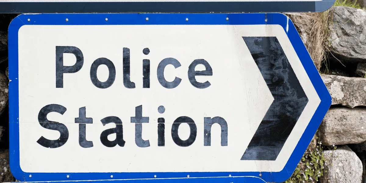 police station sign uk